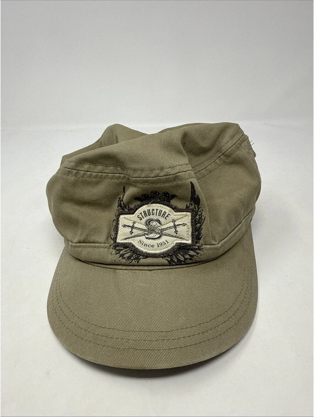 Structure Since 1951 Tan Khaki Hat Cap Adjustable